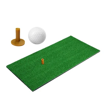 

SEWS-Golf Mat 12 inchX24 inch Practice Hitting Mat Portable Golf Mat Rubber Tee Holder for Outdoor & Indoor Golf