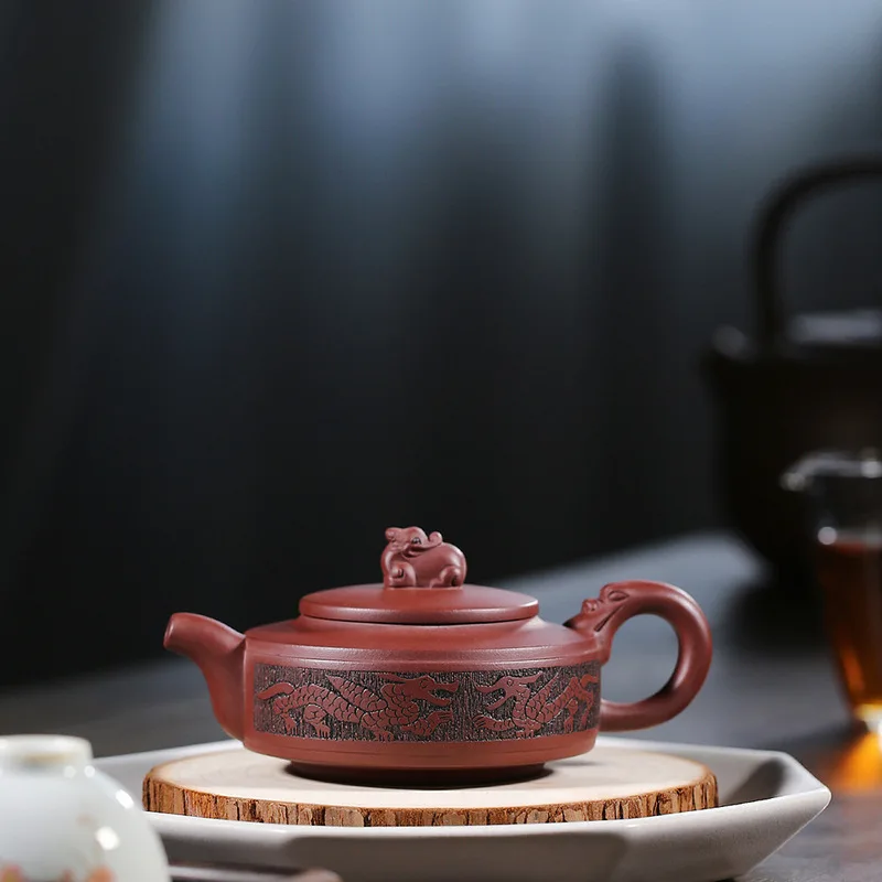 

Yixing are recommended by the manual han jun pot of cc undressed ore 190 Tibetan old chapter purple clay teapot tea wall