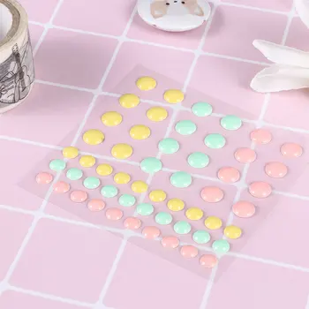 

Assorted Resin Sugar Making Scrapbooking kids Toy DIY Crafts Album Card Decoration Enamel Dots Self-Adhesive Sticker Drawing Toy
