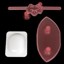 3 шт./лот пластик помадка дамы клатч/формочка Сумочка печенья украшения торта инструменты