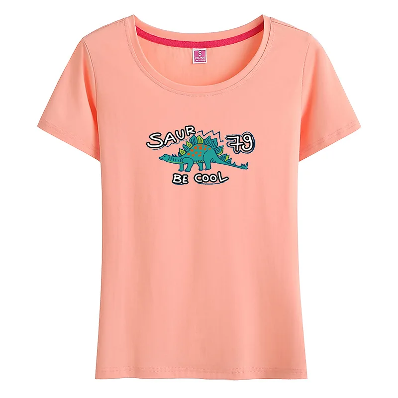 Белая футболка из чистого хлопка женская с короткими рукавами Женская