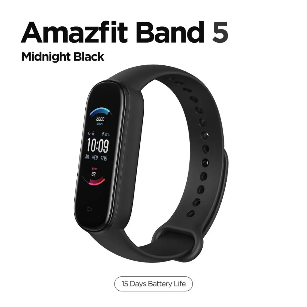 Original Global Version Amazfit Band 5 Fitness bracelet Smart Wristband Waterproof  BT5.0 11 Sports Mode Fitness Smart Band 