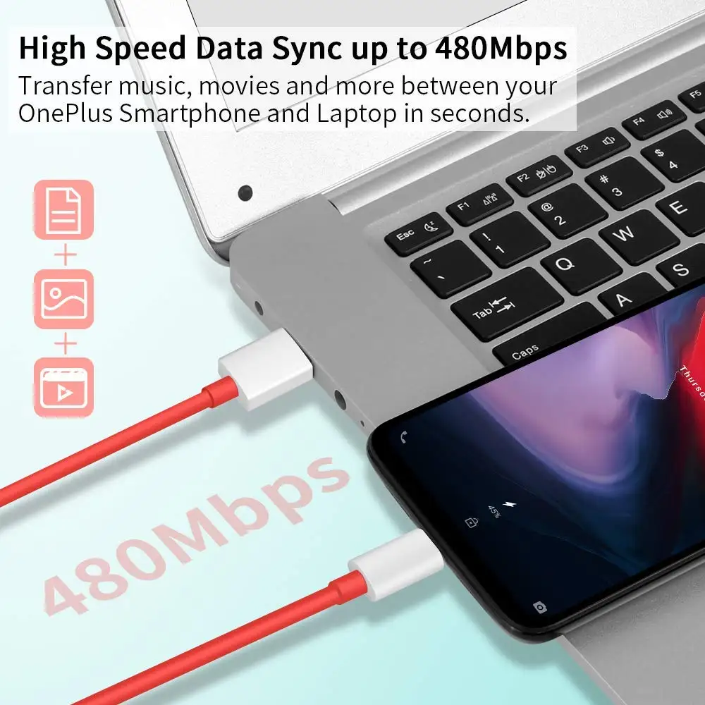 Кабель для телефона Oneplus 7 Pro, кабель USB 3,1 type-C для телефона Oneplus 6T 6 5T 5 3t 3, кабель для зарядки и передачи данных