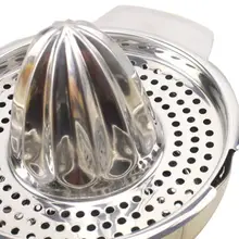 Мини-соковыжималка ручной работы Оранжевый производитель лимонного сока нержавеющая сталь ручная соковыжималка пресс соковыжималка для цитрусовых, лимон без сока