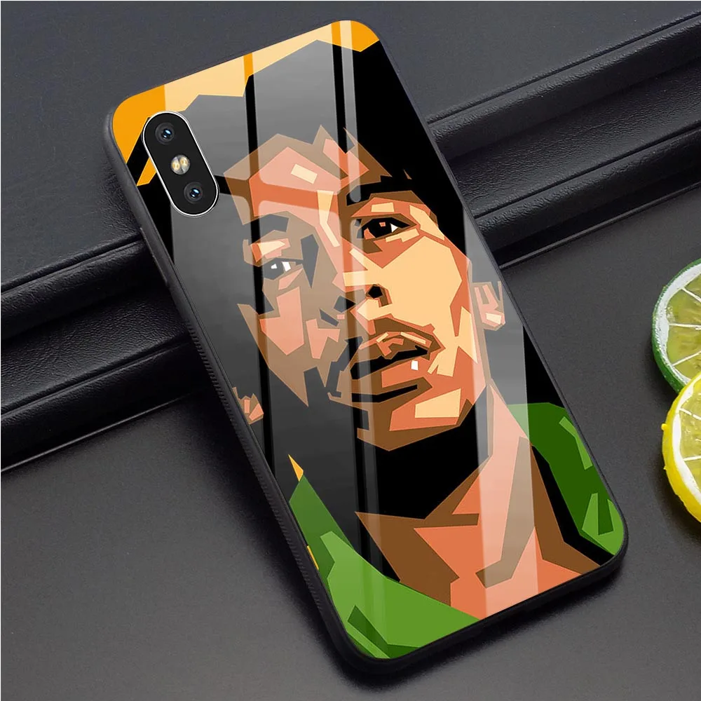 Чехол для телефона Bob Marley iPhone 11 Pro Max 5 5S SE 6 6S 7 8 Plus X XR Xs чехлы из закаленного стекла |