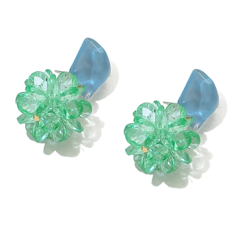Xinwei популярные Геометрические Висячие серьги для женщин Bijoux прозрачный кристалл в виде Капли серьги массивные Ювелирные серьги в подарок