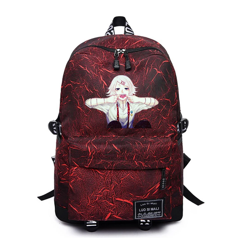 

Anime Tokyo Ghoul Backpack Teenger Casual High Quality Schoolbag Packsack Mochila Unisex Student Travel Laptop Bag