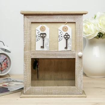 

Housekeeper tree 3 hooks and a shelf "Family" 29.8x22.7x8.8 cm 3556578