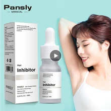 Pansly средство для удаления волос ингибитор масло Перманентная депиляция подмышек ноги бороды лобковые бикини волосы для тела крем для удаления волос