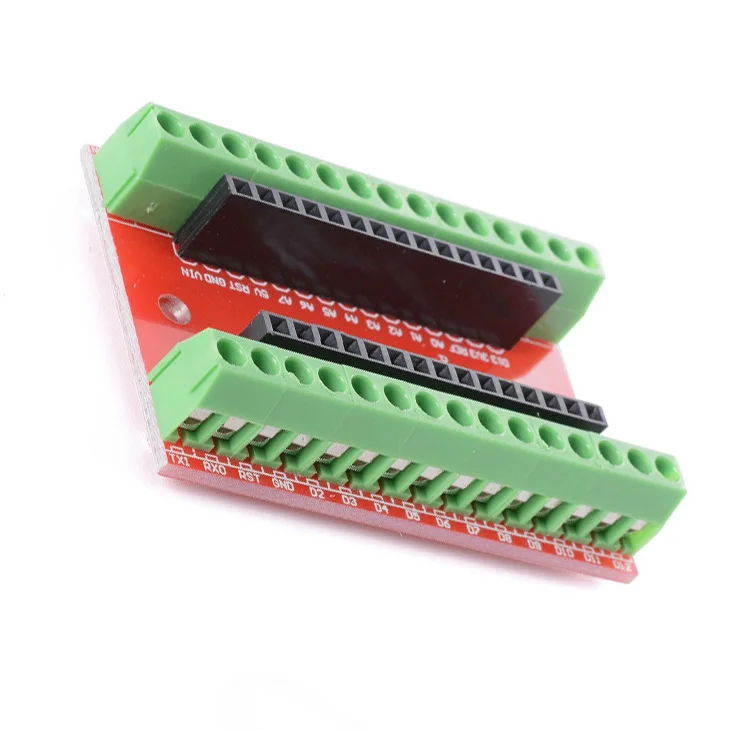 Плата расширения, модуль терминальный адаптер для Arduino Nano эксперимент аксессуар контроллер терминальный адаптер плата расширения простой