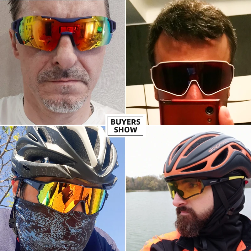 Polarized Cycling Glasses Bike Outdoor Sports Sunglasses
