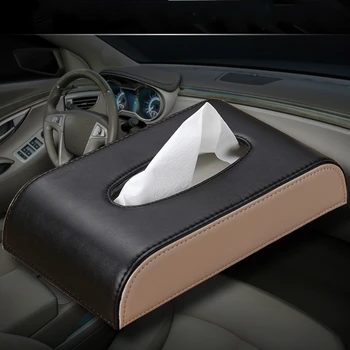 

black Square Tissue Box Container Cute car Small Tissue Paper Napkins Dispenser Holder Porta Servilletas Storage Box EA60ZJ