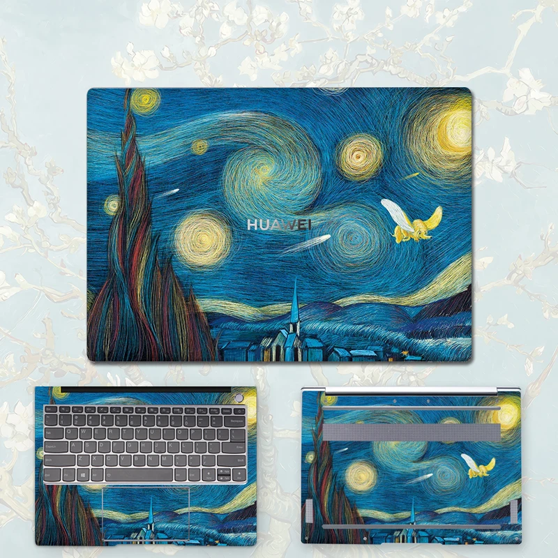 Pele de Mármore da Etiqueta do Portátil para Huawei Decorativas do Caderno para Magicbook Matebook D15 Capas Superior - Inferior Palmguard 13 x Pro D14 - Imagem 5