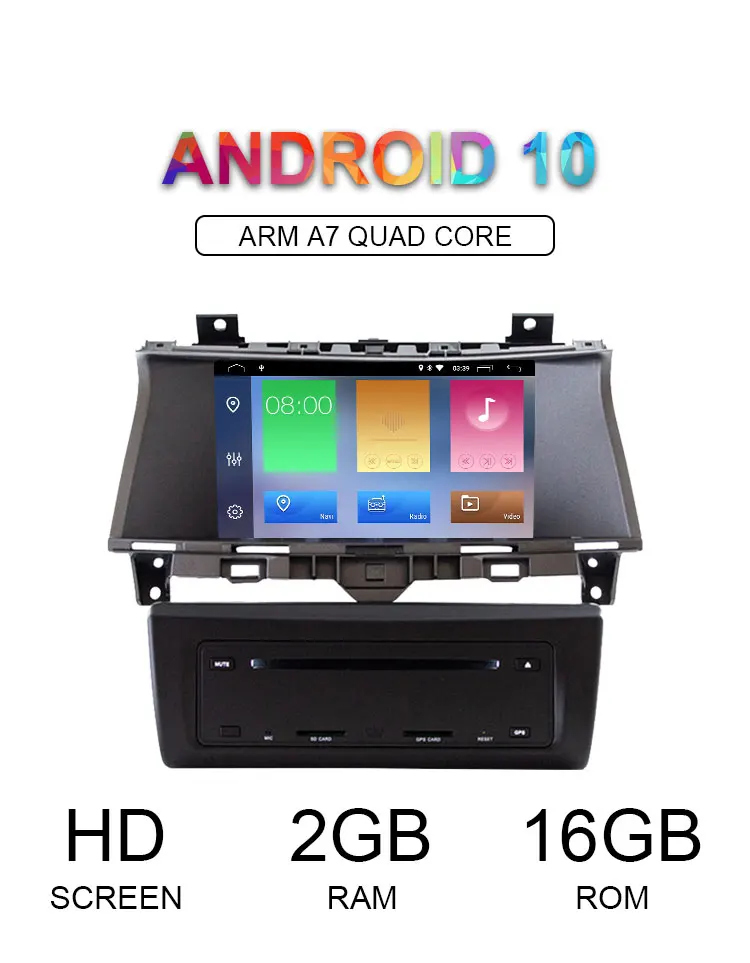 LJHANG автомобильный DVD мультимедийный плеер Android 10 для Honda Accord 2008- wifi gps навигация 1 Din автомагнитола стерео RDS Авто видео