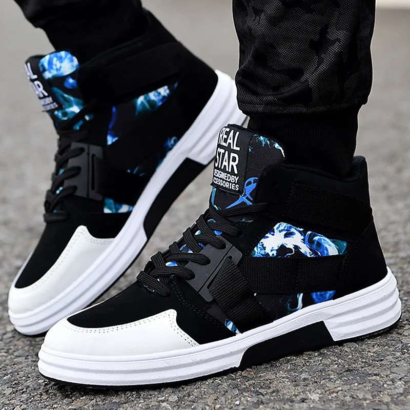Ankle boots warm men snow boots winter Lace-up men shoes fashion flock plush winter size 39-47 wer4