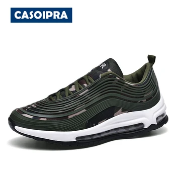 

CASOIPRA Top Quality Men Sneakers Camouflage Casual Shoes Brand Designer Trainers Green Deportivas Hombre Basket Homme Big Size