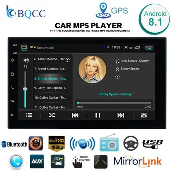 

Universal Android 8.1 7" 2Din Car Radio TouchScreen GPS Multimedia Player Bluetooth Stereo Radio Support Mirror Link Rear Camera