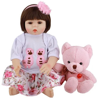 

Reborn Toddler Baby Doll 48cm Soft Body Lifelike Reborn Baby Dolls Children Birthday Christmas Surprise Presents Toys