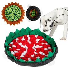 

Pet Snuffle Mat Dogs Leak Food Anti Choking Mat Cat Dog Training Blanket Nose Work Toy Pet Slowing Feeding Intelligence Mat