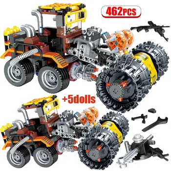 

462pcs DIY Technic City Raging Chariot Building Blocks Creator Car Model Figures Bricks Education Toys Gifts For Children