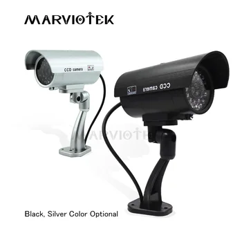 

Fake Dummy Camera Outdoor Waterproof CCTV Camera With Flashing Red LED Realistic Look Bullet Outdoor Home Security Camera P2P