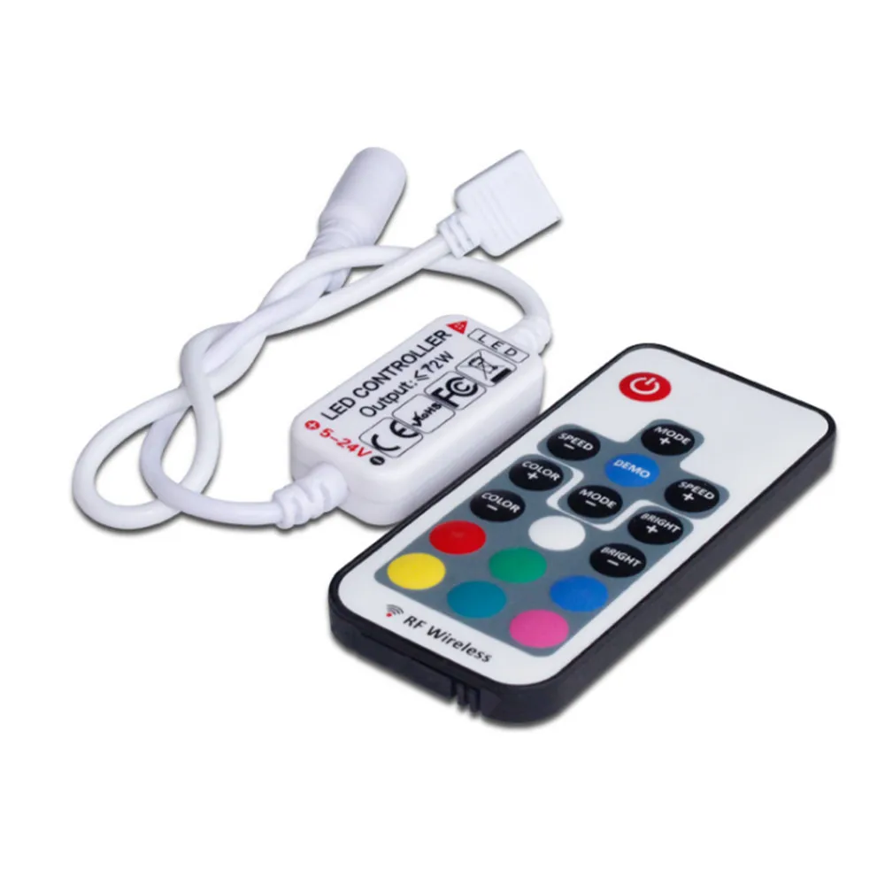 Мини-контроллер для светодиодных лент RGB 5 В 12 24 | Освещение
