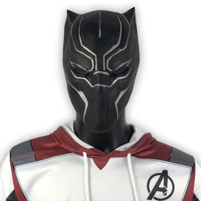 Черная маска Пантеры Косплей Латекс Капитан Америка 3 Marvel гражданская война