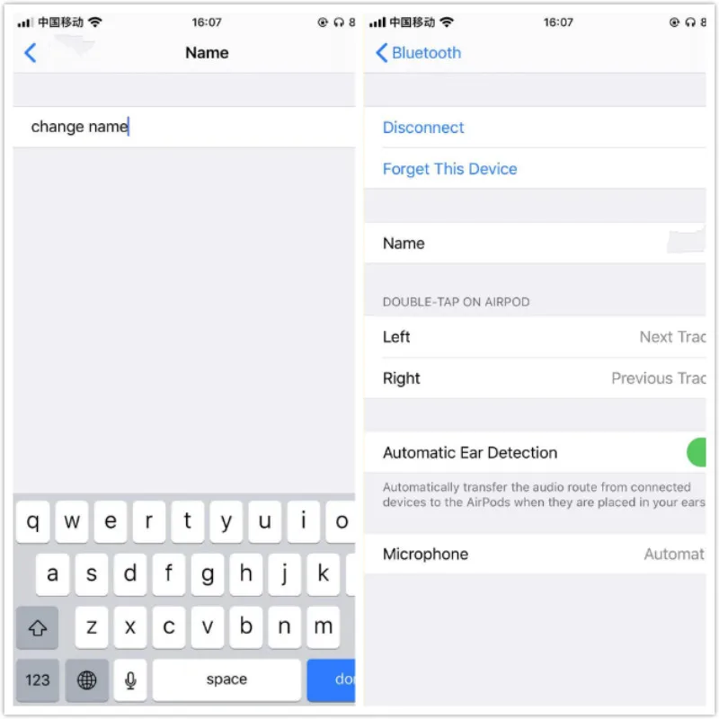 Air 2nd Generation rename наушники Беспроводная зарядка с умным сенсором Bluetooth GPS