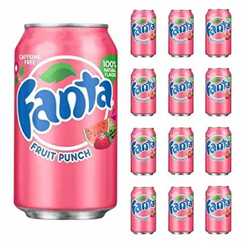 

Fanta Fruit Punch Soda 12oz 355ml (Pack of 12)