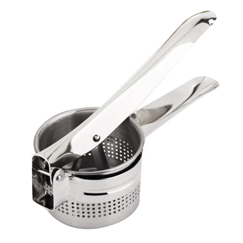 

Stainless Steel Mini Fruit Lemon Orange Citrus Hand Press Juicer Squeezer Silver