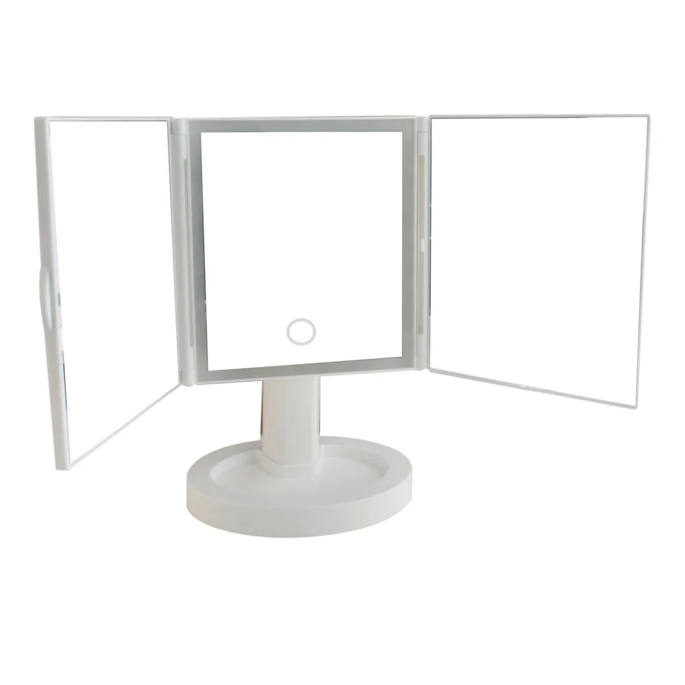LED Make-up Mirror Desktop Mirror Amplifier Cross Border for Europe And America Hot Sales-Bunk Bed Direction Adjustable Makeup M