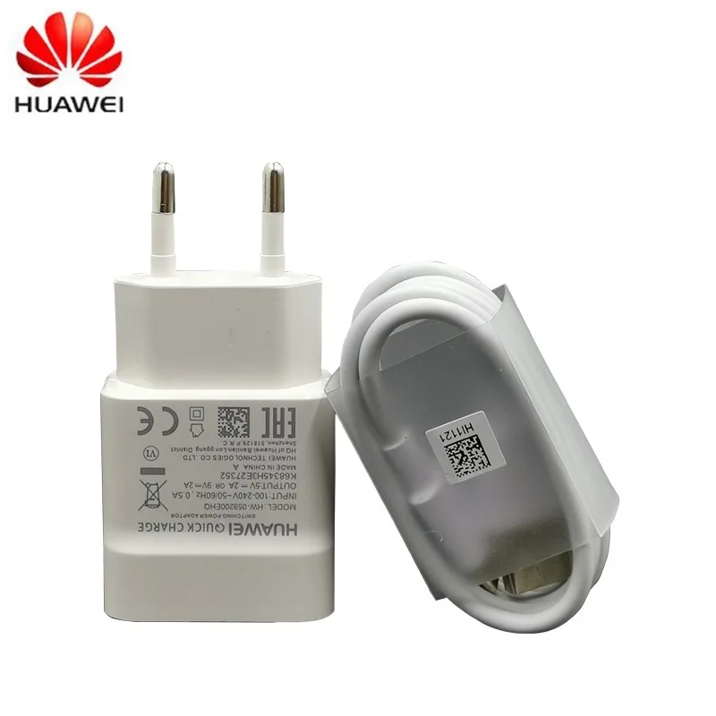 Huawei 9V2A EU charger QC 2.0 Quick Fast Charge Adapter USB Type-c For nova3 3i 4 honor 9 8x p7 p8 p9 p10 p20 lite mate 7 8 9 powerbank quick charge 3.0 Chargers