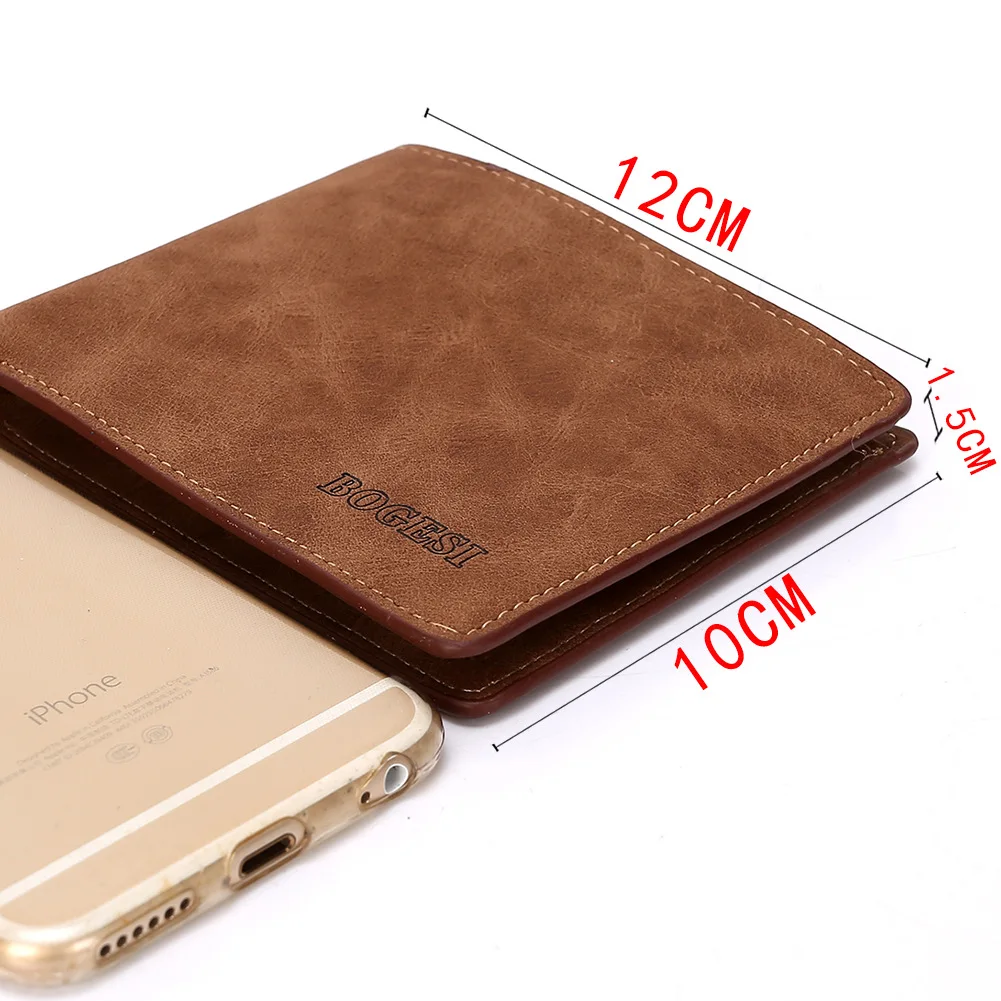 

Men New Style Wallet Wallet Short PU Leather Wallet Men's Guangzhou