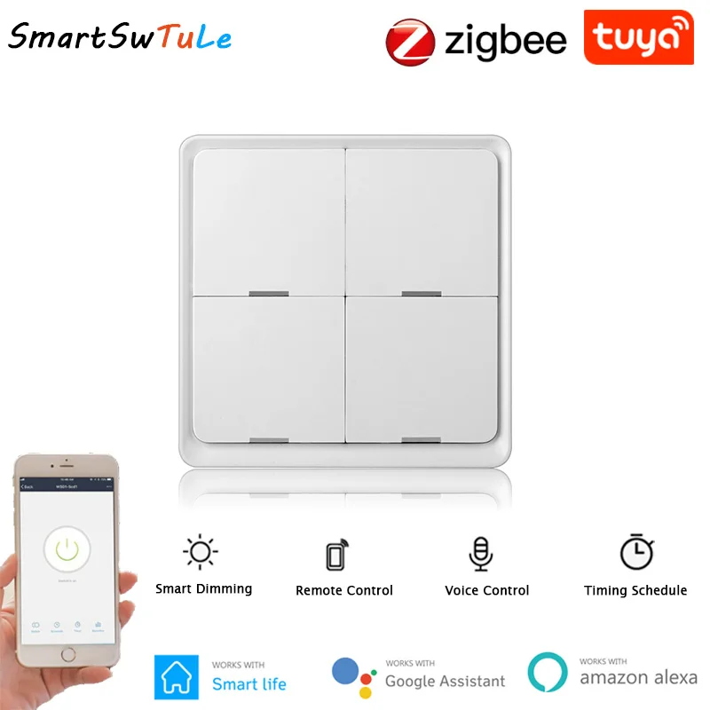 Tuya Smart ZigBee Беспроводной благодаря полному отсутствию проводов Бесплатная