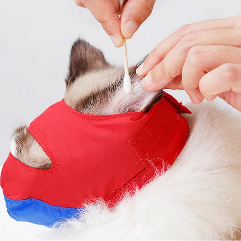 Cat Anti Bite Mask Puppy Bath Beauty Grooming Supplies Cat Grooming Muzzle Prevent Biting Scratching Pet Calming Mouth Cover # Cat Anti Bite Mask Puppy Bath Beauty Grooming Supplies Cat Grooming Muzzle Prevent Biting Scratching Pet Calming Mouth Cover #
