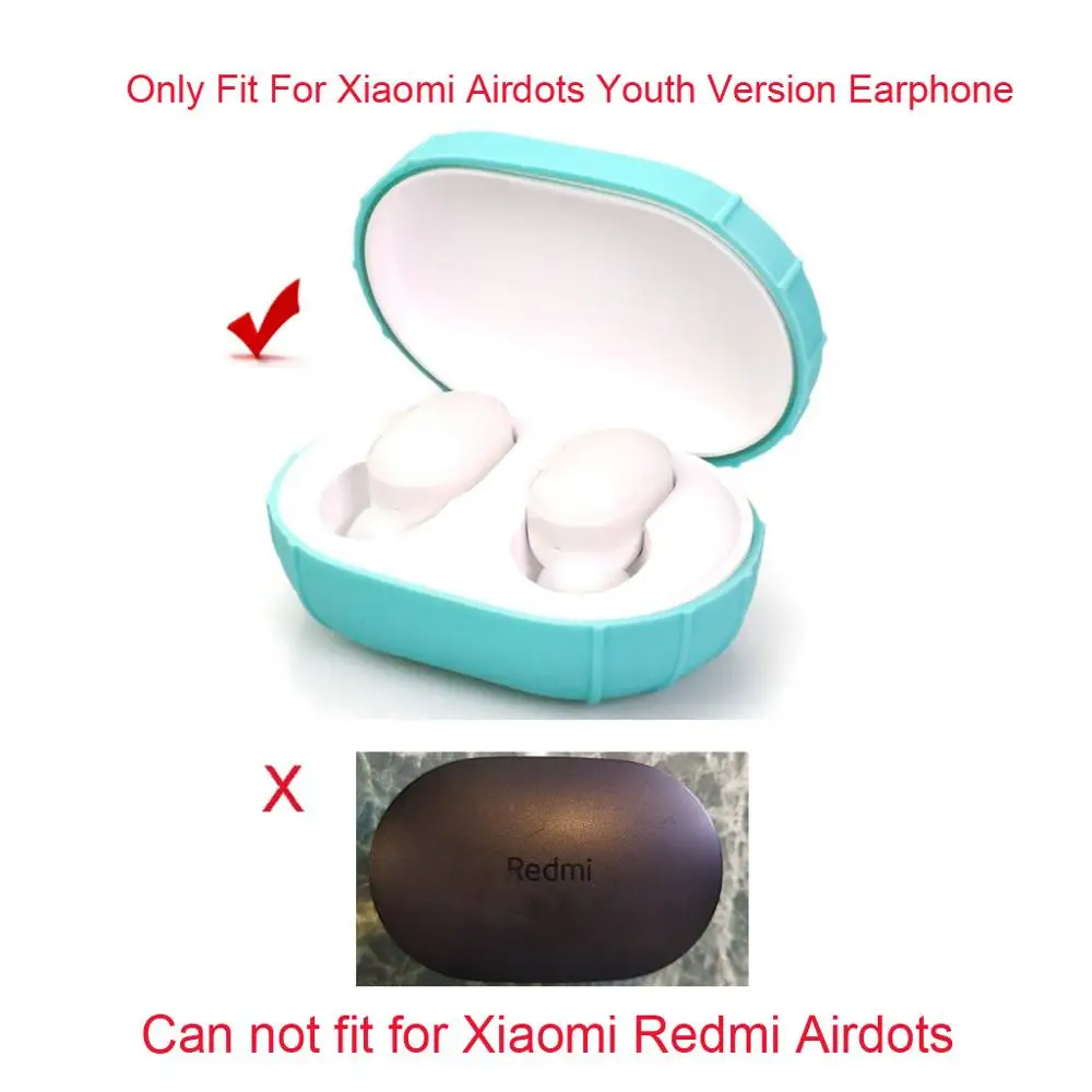 Силиконовый чехол для Xiaomi Mi AirDots Молодежная версия беспроводные Bluetooth наушники TWS