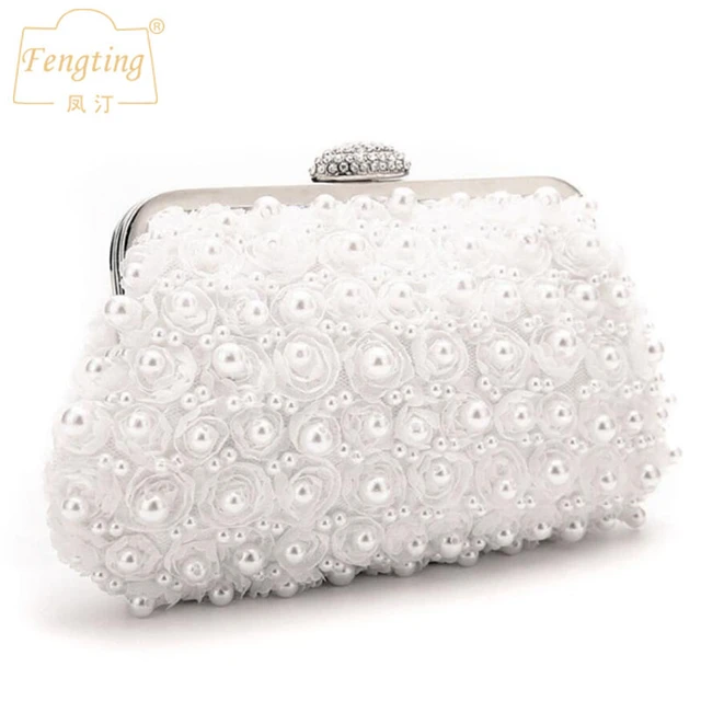 Magnifique Stunning White Clutch for Women Combo, Wedding Clutches, Bridal  Bags, and Party Clutches Embrace the