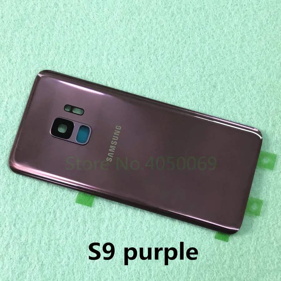 Чехол для SAMSUNG Galaxy S9 Plus S9+ G965 SM-G965F S9 G960 SM-960F со стеклянным задним аккумулятором, запасной чехол для задней двери