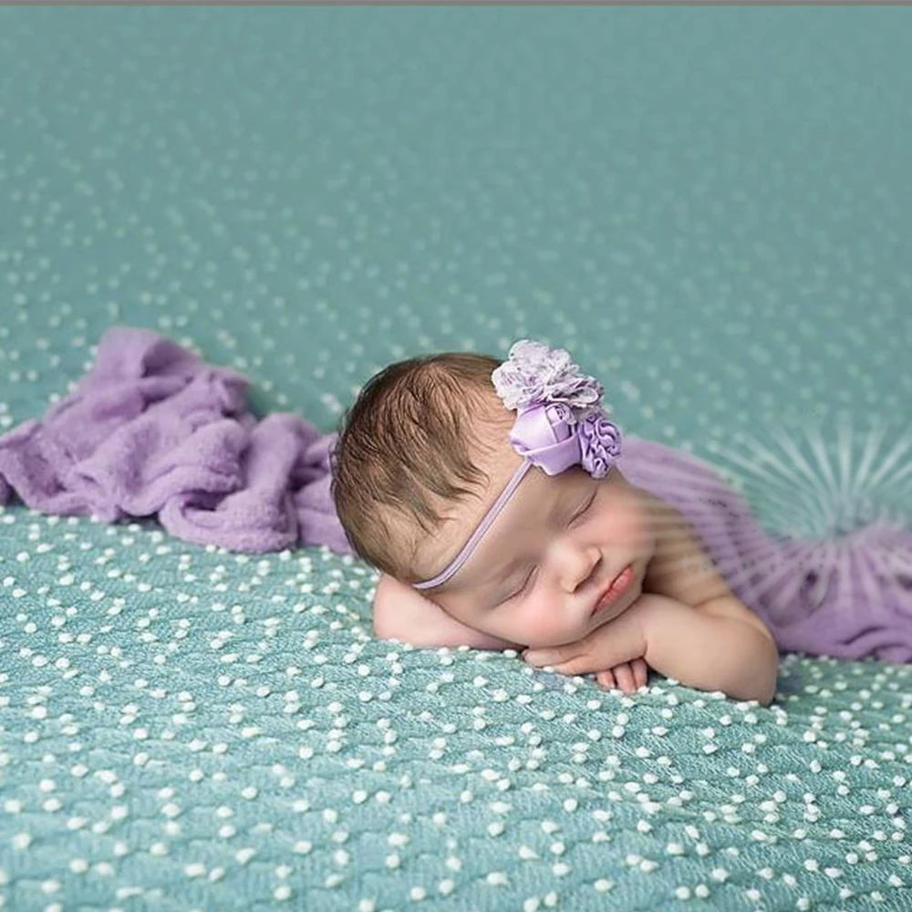 Knit Acrylic Bobble Fabric Small Ball Wraps 150x150cm Newborn Photography Backdrop Newborn Fotografia BABY SHOWER GIFT