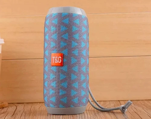 Sky Blue Беспроводной/BLUETOOTH динамик портативный водонепроницаемый динамик s TG117 ткань наружная звуковая панель Поддержка TF/USB/Handsfree Вызов ITSYH - Цвет: Sky Blue