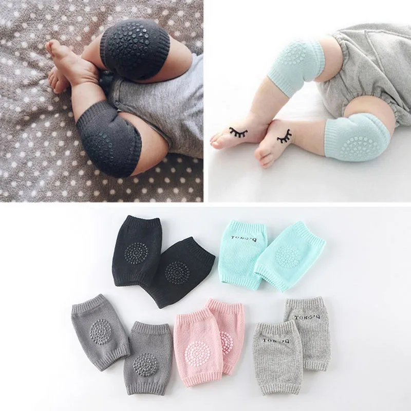 

2Pcs Sports Baby Crawling Leg Pad Anti-Slip Knee Pads Kneecap Breathable Knees Protector Kids Brace Support Protect