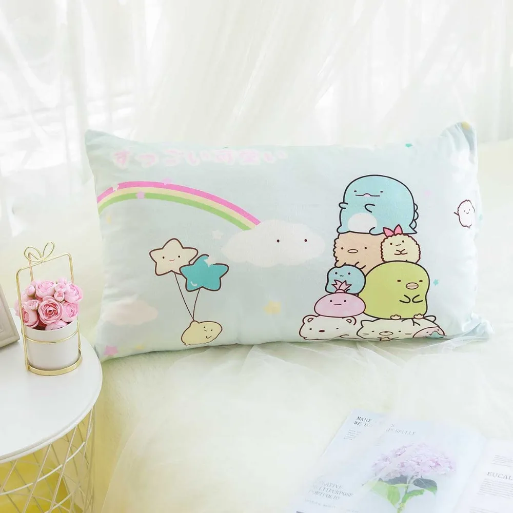 Аниме мультфильм милый Sumikkogurashi Cinnamoroll плюшевые игрушки подростковый стиль подушки мягкие подушки дать Вам комфортный сон