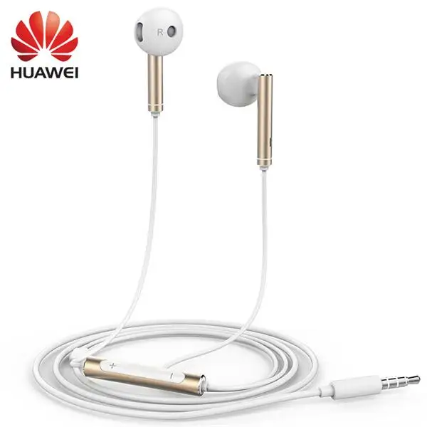 Huawei Honor Original Headset Three-button Remote Control With Microphone Half-ear Headset Original Mobile Phone Headset - Цвет: AM116 gold