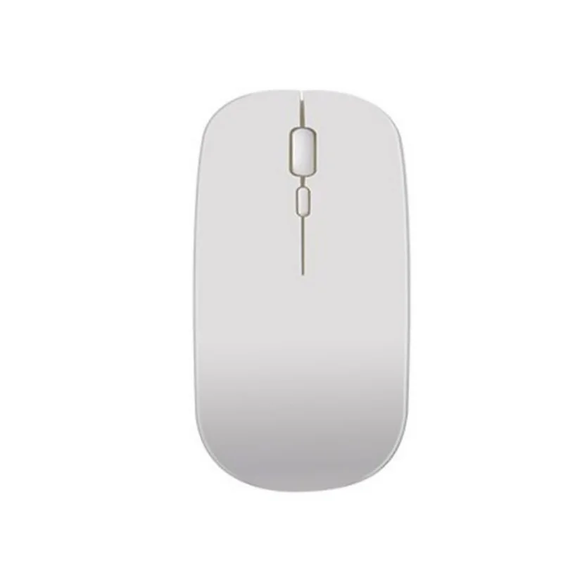 Белый Беспроводная мышь компьютерная Bluetooth мышь тихий ПК Mause перезаряжаемая эргономичная мышь USB оптическая мышь для портативных ПК офисные мыши - Цвет: Белый
