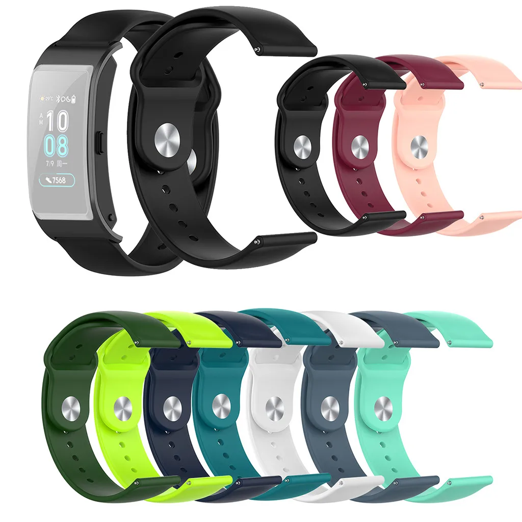 

HIPERDEAL Silicone Replacement Watch Band Buckle Wrist Band Strap For Huawei Talkband B5 Jy29