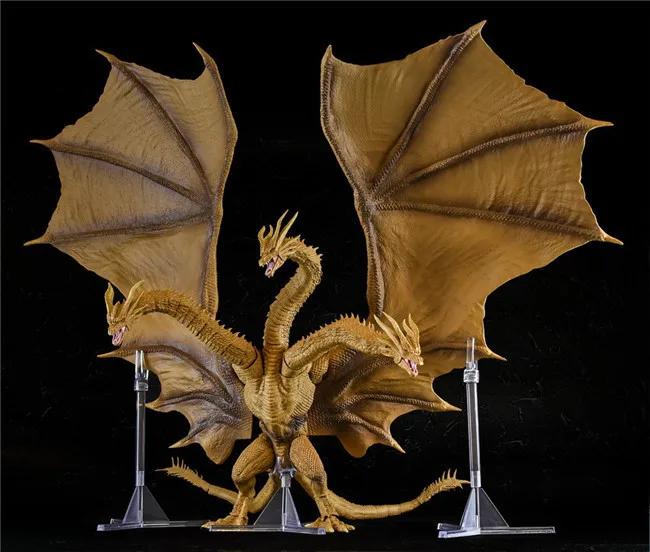 

Godzilla toys Monsterarts Gojira King of the Monsters King Ghidorah 2nd Movable dolls kids collection model gifts 30CM
