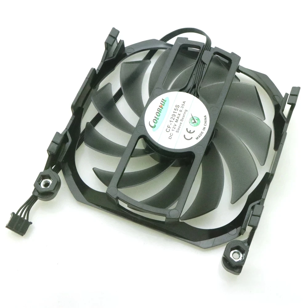 CF-12915S DC12V 0.35A 85 мм VGA вентилятор для INNO3D GTX1060 ITX GTX650ti 750 750ti охлаждающий графической