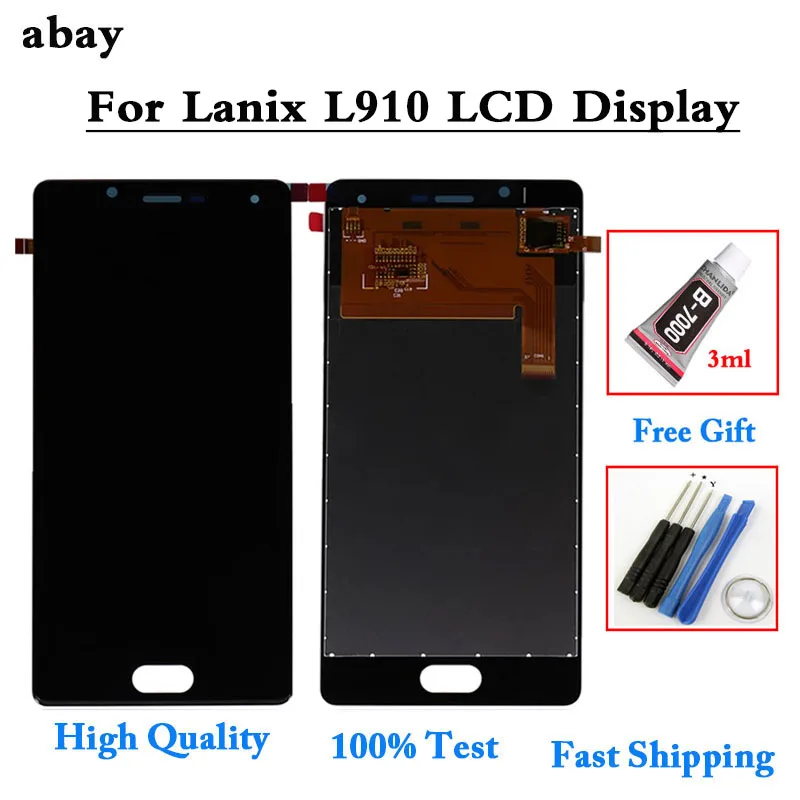 ЖК-дисплей с сенсорным экраном в сборе для Lanix L910 5 0 дюйма | Мобильные телефоны и