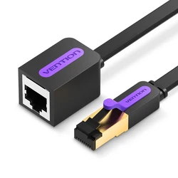High - Speed Cat 7 Ethernet Extension Cable - Male to Female, Various Lengths - 8m (Cat 7 Extender)