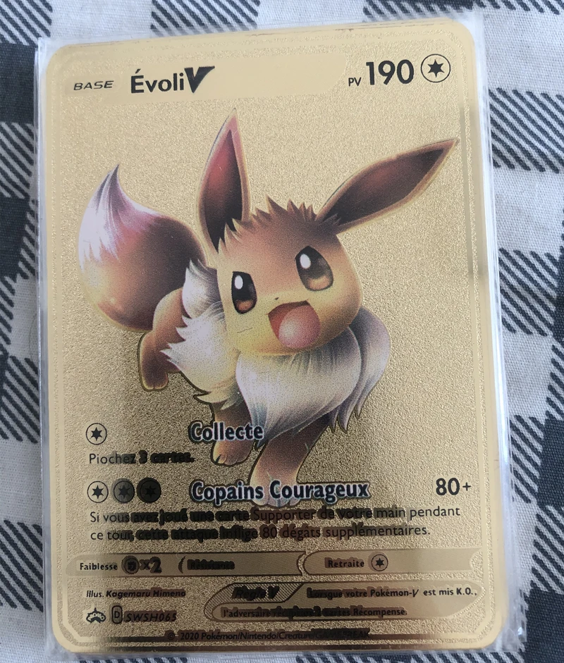 Pokemon Jogo Cartao Anime Charizard Golden Card Pokemon Cartao De Metal Ouro Pikachu Conjunto Figura Modelo Crianca Presente